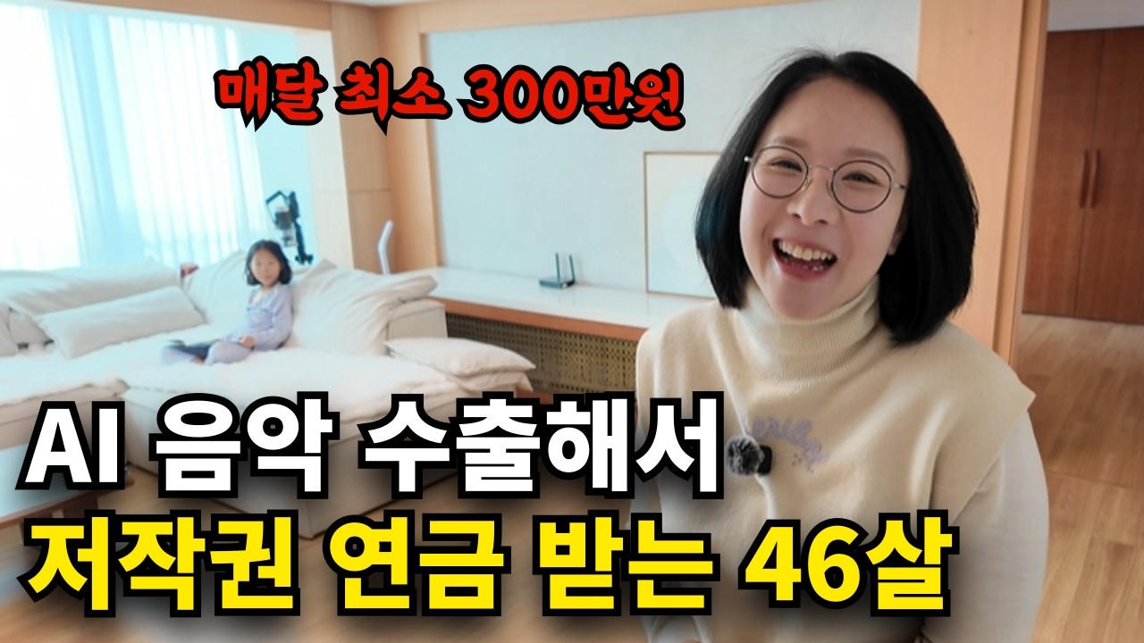 "매달 300만원씩 나와요" AI저작권으로 연금받는 40대 워킹맘
