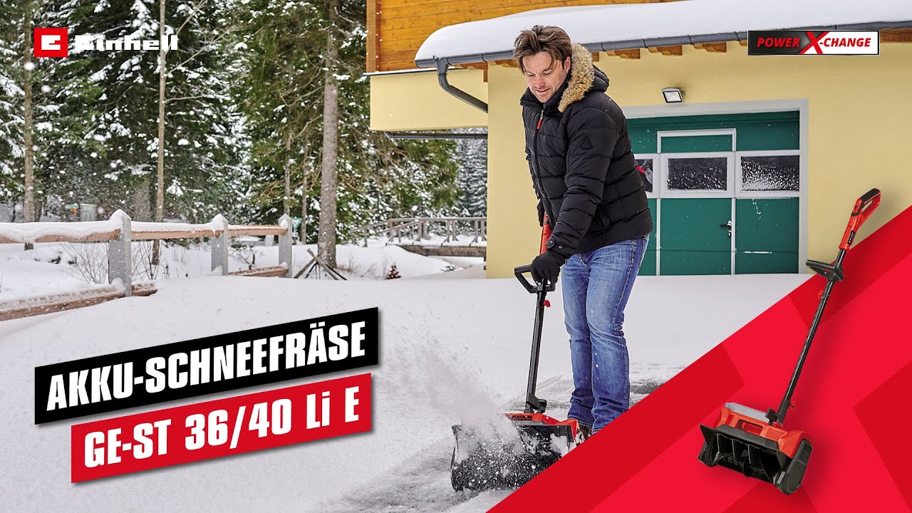 Einhell Akku-Schneefräse GE-ST 36/40 Li Solo