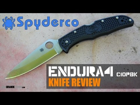 Spyderco Endura4 C10PBK Knife Review | OsoGrandeKnives
