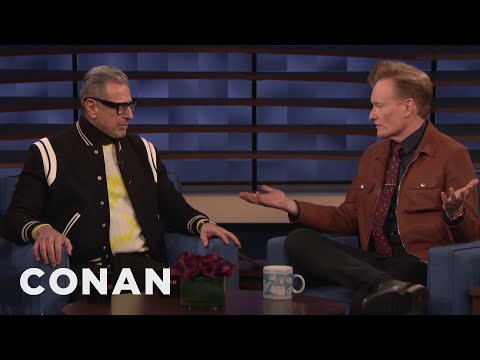 Jeff Goldblum Critiques Conan's New Look | CONAN on TBS