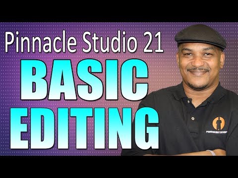 Pinnacle Studio 21 Ultimate Basic Editing Beginners Tutorial