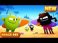 Om Nom Stories Beach Day ️ New Episode ️ Nomville Season 28 Cartoons For Kids