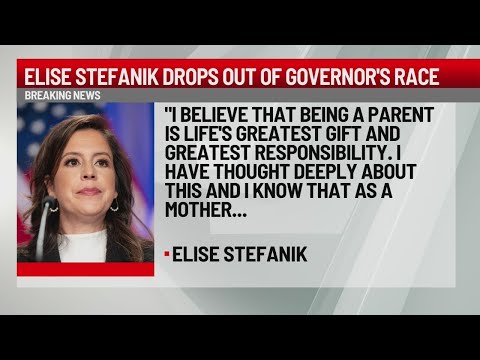 Elise Stefanik drops out of governor's race