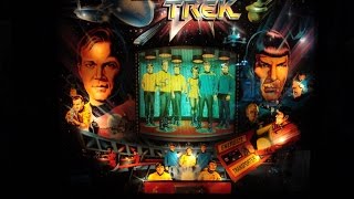 Star Trek 25th Anniversary Data East Pinball!  Artwork, design video!