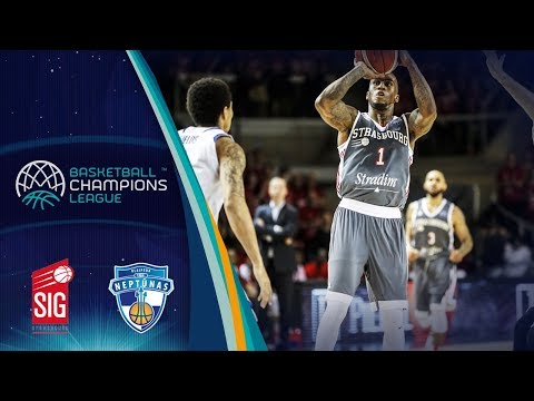 SIG Strasbourg v Neptunas Klaipeda - Highlights - Basketball Champions League