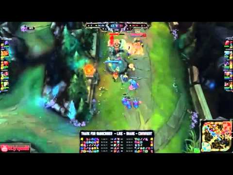 SKT T1 Faker Master Yi vs Vladimir - Highlight - Quadra Kill - Jun 26, 2015