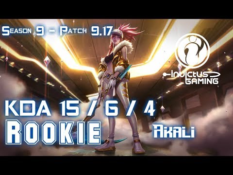 IG Rookie AKALI vs JAYCE Mid - Patch 9.17 KR Ranked