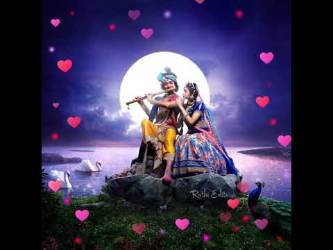 Radha Krishna flute music WhatsApp status