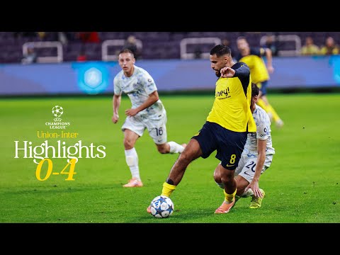 Missed chances cost Union dearly against Inter | HIGHLIGHTS UCL : Union - Inter
