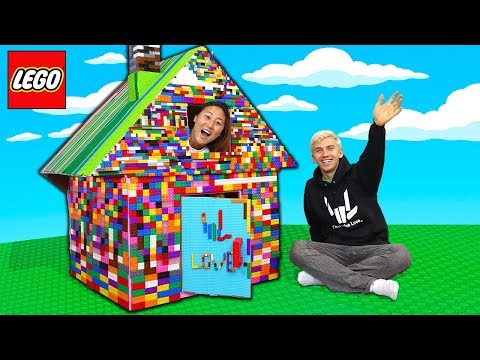 LEGO BOX FORT!! (MAYKA TOY BLOCK TAPE) Video