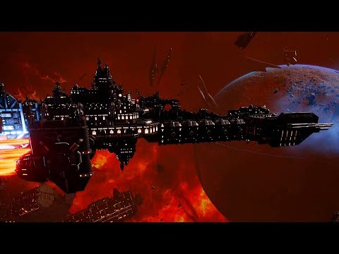 Space Marines vs Necrons! - 1v1 Multiplayer Gameplay, Battlefleet Gothic Armada 2