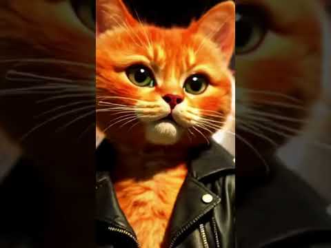 When orange kitten becomes a musician