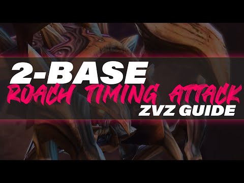 SC2 Zerg Tutorial: 2-Base Roach Timing in ZvZ