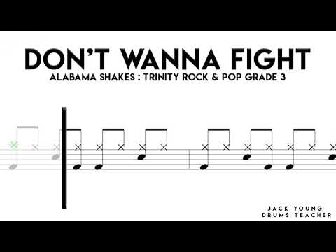 Don't Wanna Fight   Trinity Rock & Pop Drums Grade 3