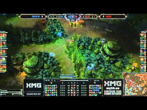 DreamHack Winter 2012 - GRAND FINALS - CLG.eu vs Fnatic - Game 1
