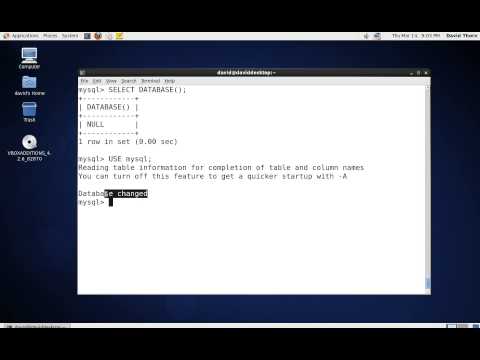Learn MySQL CREATE Database Command in Terminal Console SHOW SELECT ...