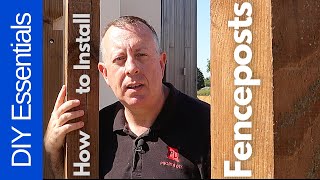 How to Dig, Set and Concrete Fence Posts