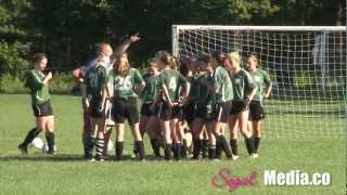 preview picture of video 'Duxbury Girl's Youth U14 Soccer Highlights vs Marshfield 2012'