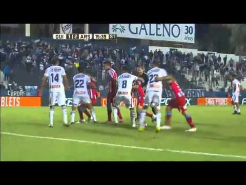 Gol de Bellocq - Quilmes 1 Vs 2 Arsenal - Fecha 10 - Liga Argentina