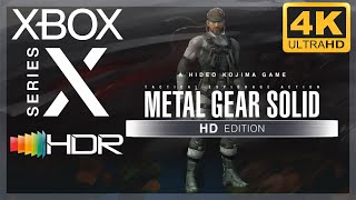 [4K/HDR] Metal Gear Solid HD Collection (MGS 2) / Xbox Series X Gameplay