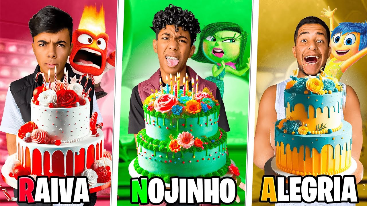 QUEM FAZ O MELHOR BOLO DE DIVERTIDAMENTE! *estragaram o bolo