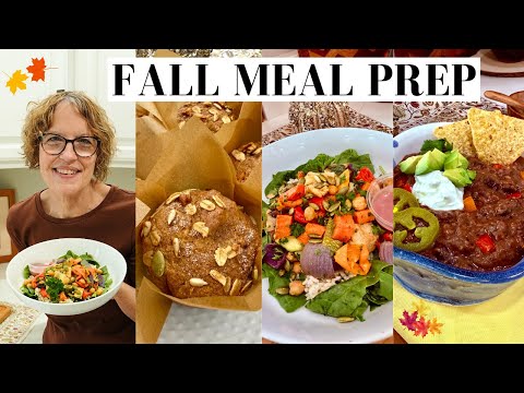 FALL Meal Prep To Lower Cholesterol Naturally | Heart Healthy & High Fiber | Bonus Recipe Cards!