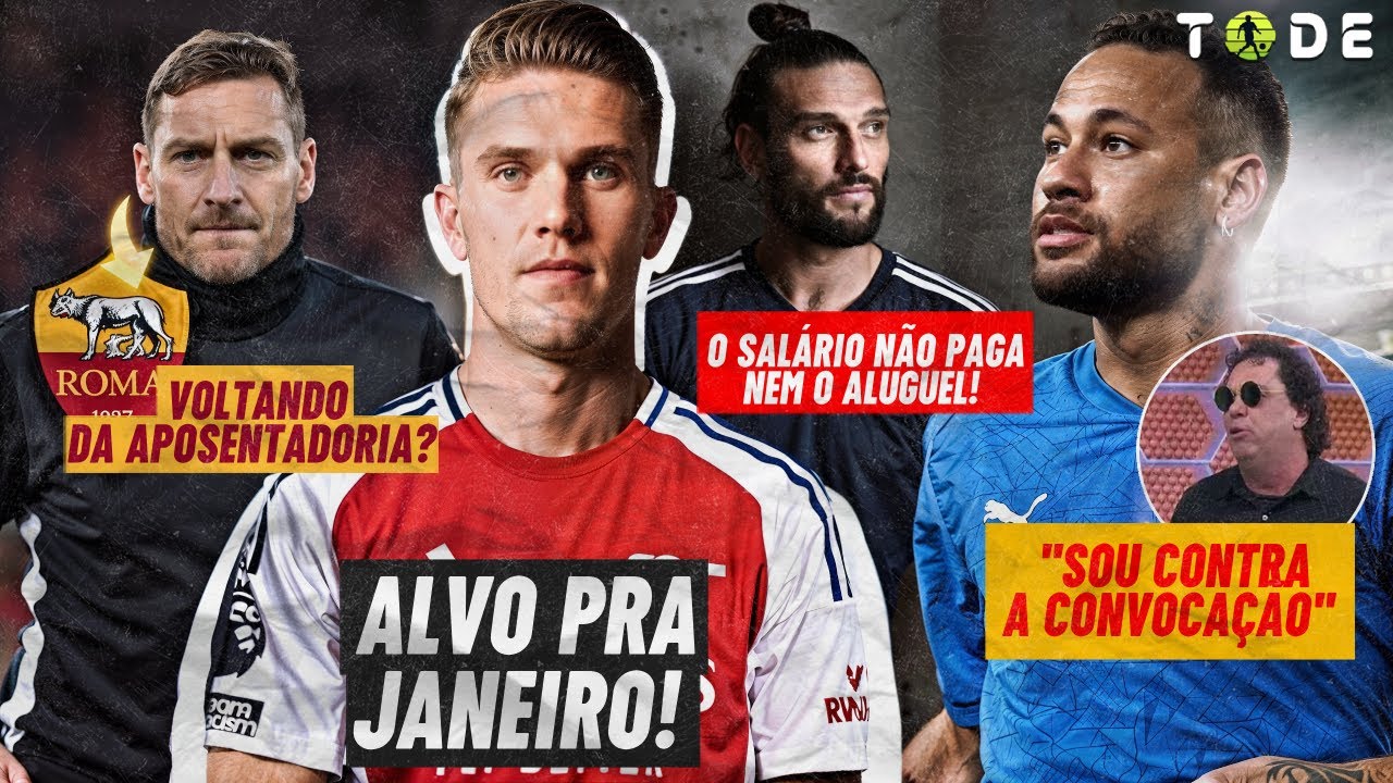 "SOU CONTRA CONVOCAR NEYMAR AGORA" Casagrande l TOTTI quer VOLTAR l GYOKERES no ARSENAL e+