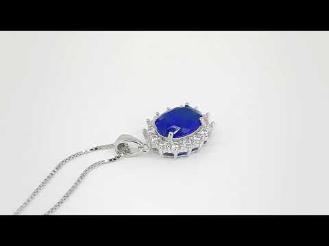 Princess Diana Inspired Sapphire Necklace
