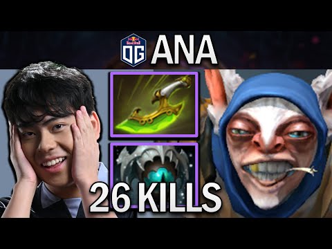 OG.ANA SMURF MEEPO WITH 26 KILLS & SWIFT BLINK - DOTA 2 7.31 GAMEPLAY
