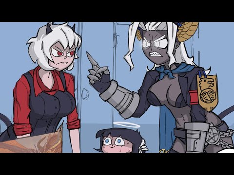 Helltaker Food Court Adventure | Helltaker Comic Dub
