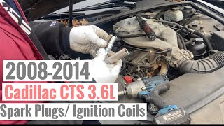 2008-2014 Cadillac CTS 3.6L Spark Plugs &  Ignition Coils Replacement 🚘💥