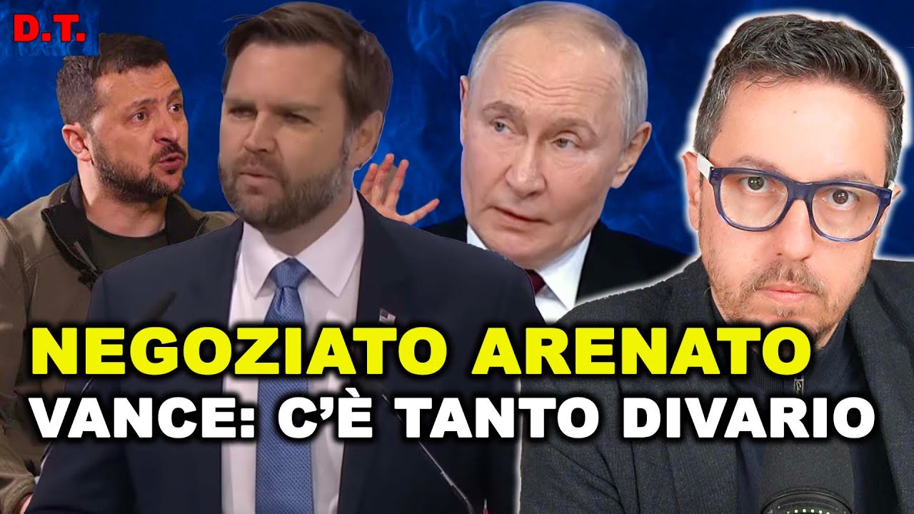 PUTIN ASKS FOR TOO MUCH says Vance | BETWEEN RUSSIA AND UKRAINE there is "a big gap"