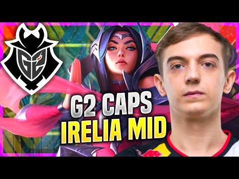 WHEN CAPS PICKS IRELIA! - G2 Caps Plays Irelia MID vs Kassadin! | Challenger TV