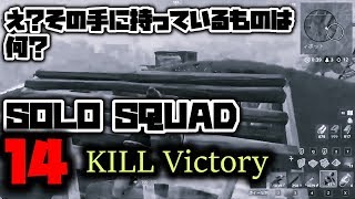 【Fortnite】めちゃくちゃなことを言いながらソロスク１４KILLビクトリー！！