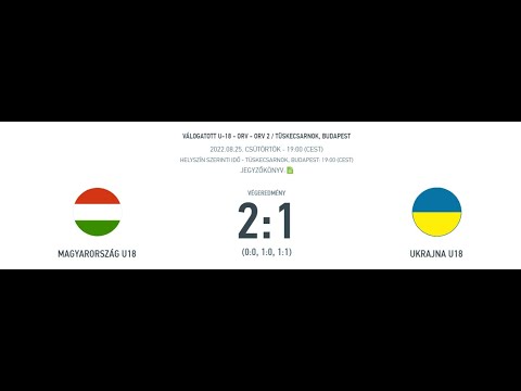 ORV 2 - MAGYARORSZÁG U18 - UKRAJNA U18 2-1 20220825