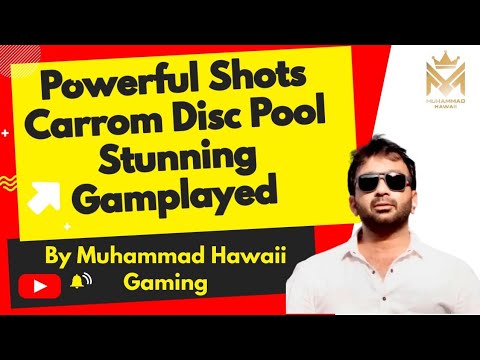 Powerful shots | stunning gameplay     | world topper| carrom disc pool - YouTube