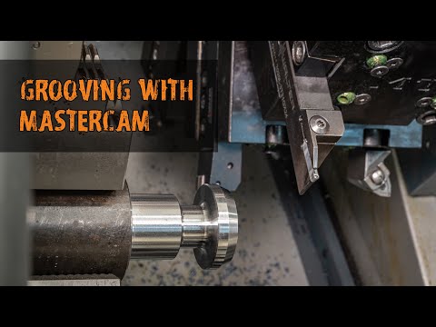 CNC Turning Grooves (dynamic vs traditional) with Mastercam Lathe & Walter Tools GX24 | Haas ST-20Y