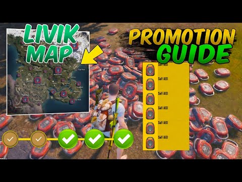 🔥Top 10 PROMOTION MATCHE Win Tips And Tricks ( Livik Map ) All New Self AED Location Rank Push Guide