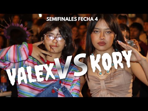 ☠️Valex vs Kory | Semifinales Estrellas Del Flow | Batallas de Freestyle Rap Femenil | #mujeres F4🇲🇽