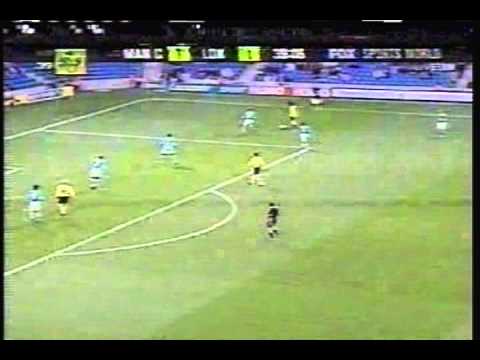 2003 September 24 Manchester City England 3 Lokeren Belgium 2 UEFA Cup