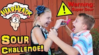 Sour Warheads Drops Challenge!