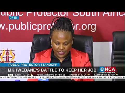 Mkhwebane's battle to keep her job