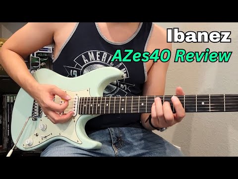 THIS IS BETTER THAN A STRAT! - Ibanez AZes40 Guitar Review