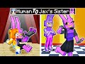 From HUMAN To JAX S SISTER In MINECRAFT