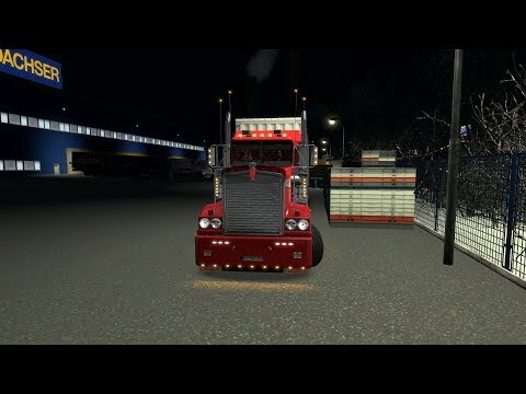 Euro truck simulator 2 1.30.ProMods 2.25 -Poland Rebuildingin Winter.Bydgoszcz-Plock.Kenwort T908