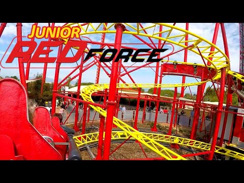Junior Red Force On Ride POV - Ferrari Land PortAventura World