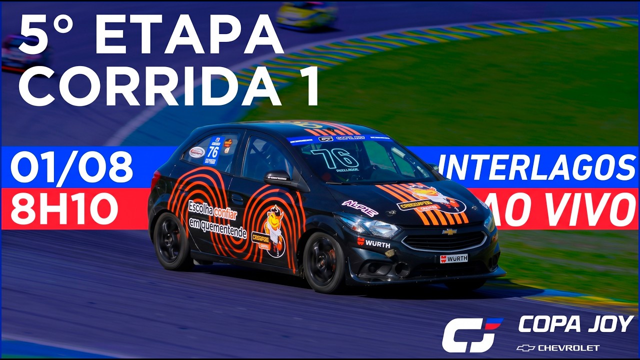 🔴 AO VIVO | Copa Joy Chevrolet em INTERLAGOS - 5ª Etapa | Corrida 2