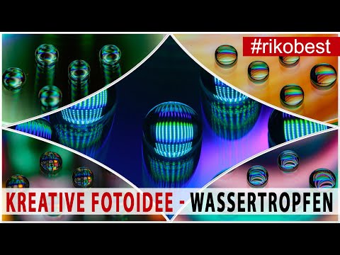Kreative Fotoidee - Wassertropfen 💧 einfach zuhause fotografieren das kann wirklich jeder.