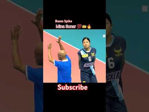 Mina Sunar ko Boom Spike Team Karnali #volleyball #shortvideo #viralvideo