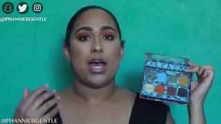 Orange Sunset Smokey Eye With Okalan Jupiter Palette | Iphannie B Gentle